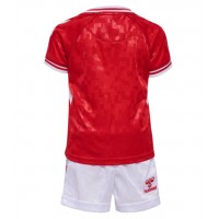 Camisa de time de futebol Dinamarca Replicas 1º Equipamento Infantil Europeu 2024 Manga Curta (+ Calças curtas)